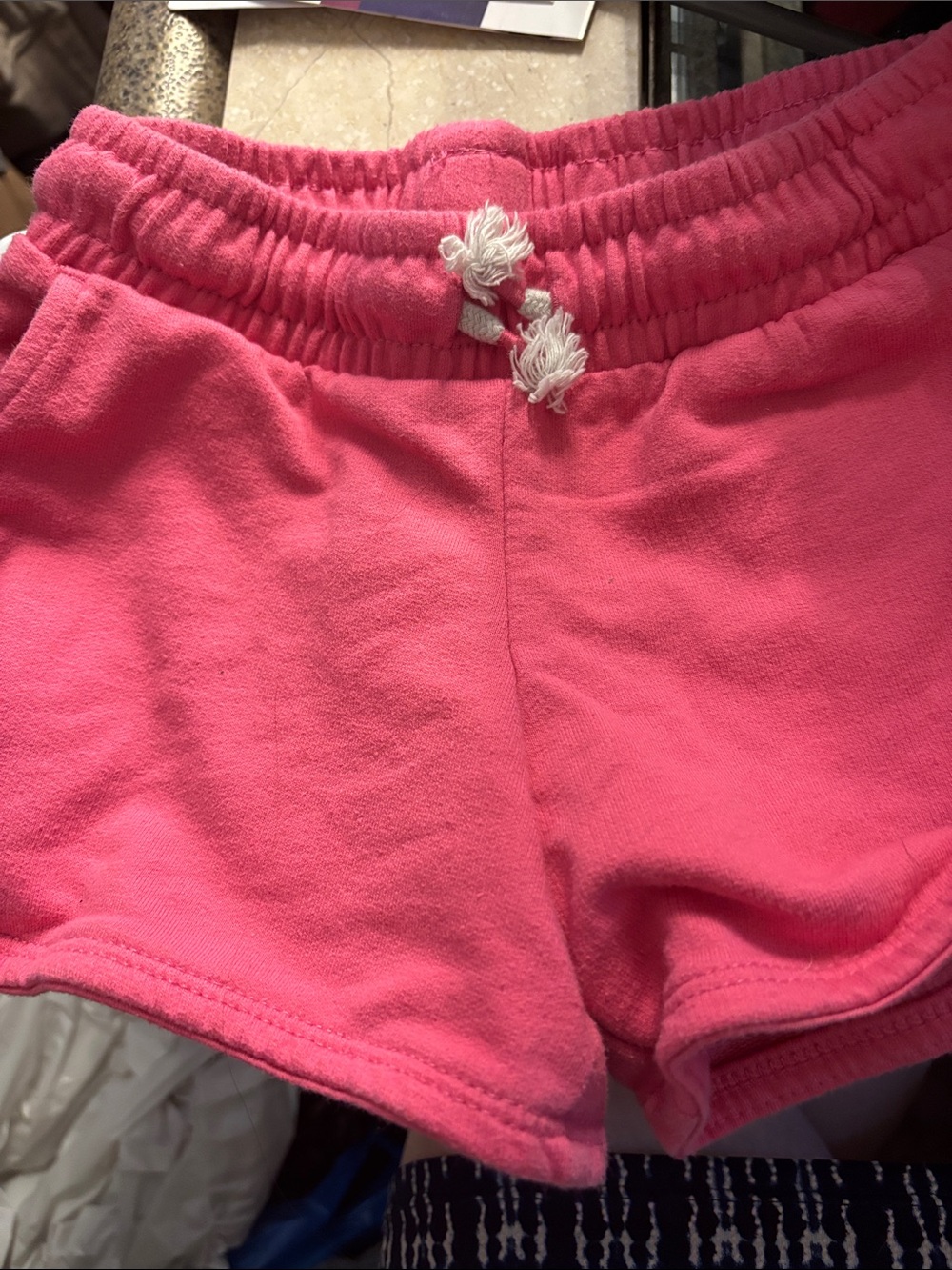 Cat & Jack French Terry Pink Elastic Waist Casual Shorts XS